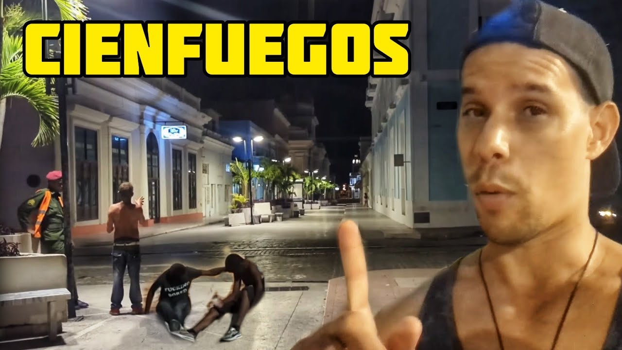Ночная жизнь в ГОРОДЕ-ПРИЗРАКЕ КУБЫ... Сьенфуэгос.