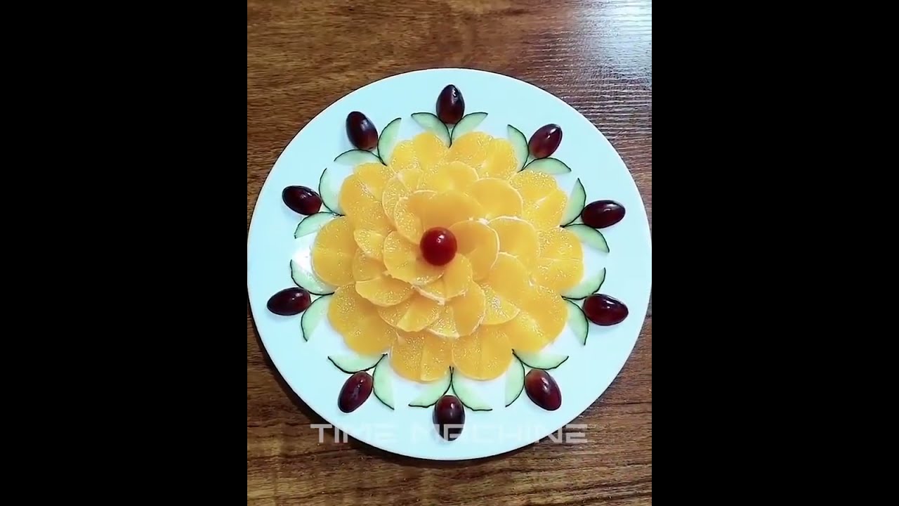 حيل سهلة وبسيطة  وسريعة لتزيين  الفواكه 😇