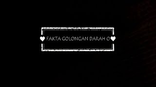 STORY WA|| GOLONGAN DARAH O