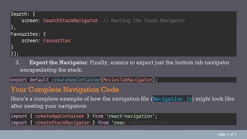 Solving the createBottomTabNavigator and createStackNavigator Conflict in React Native