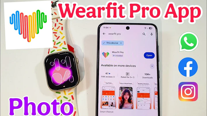 Wearfit Pro App | How To Connect Smartwatch To Wearfit pro app | Wearfit Pro App Connect Kaise Kare