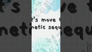 #STE #PERFORMANCE TASK mathematics "Arithmetic sequence and Geometric sequence"
