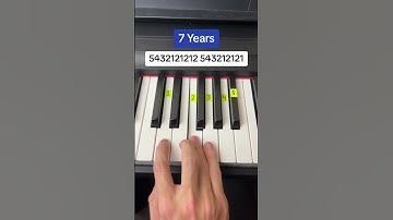 7 Years Easy Piano Tutorial