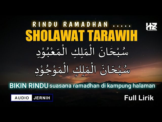 SHOLAWAT TARAWIH || Dibaca setelah sholat tarawih class=