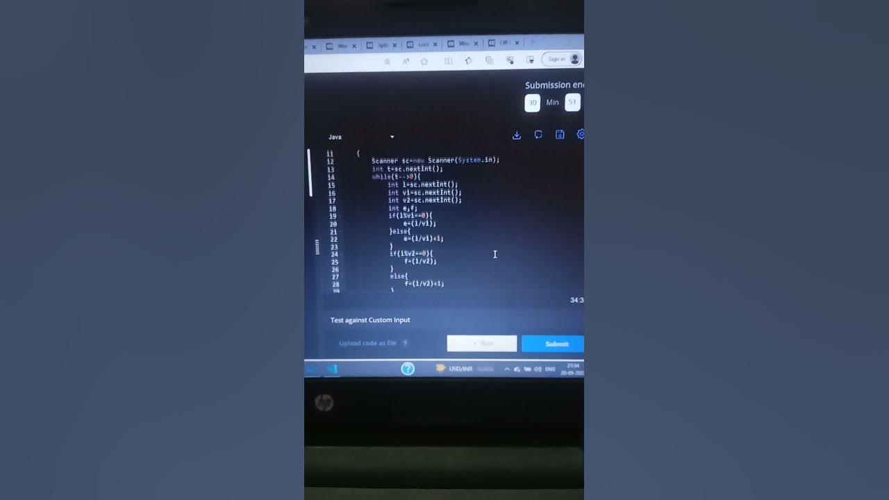 Work smarter not harder java codechef solution youtube