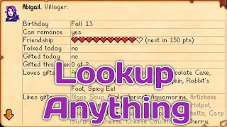 LOOKUP ANYTHING MOD - STARDEW VALLEY (ANDROID 1.6) screenshot 3
