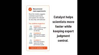 Unveiling Catalyst - AI workflow accelerator for materials and chemicals