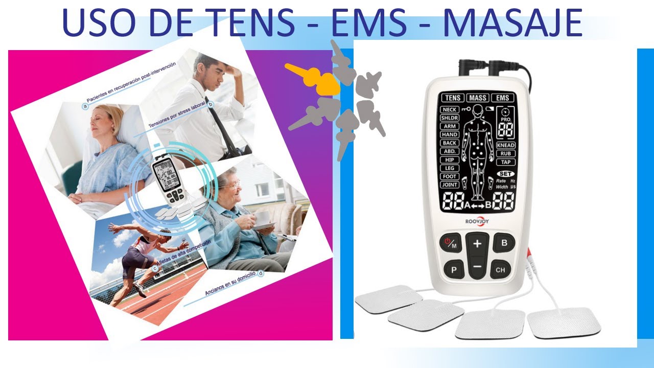 USO ROOVJOY COMBO TENS EMS MASAJE