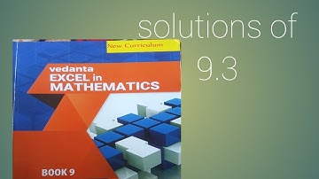 Ex 9.3 Qn 4 and 5 #class 9 #vedanta #solution #nabin