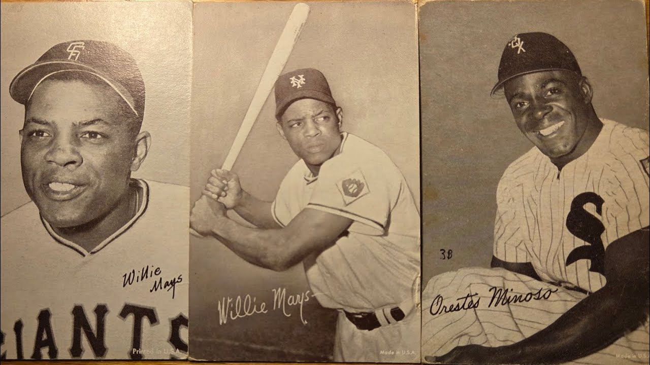 Exhibit Supply Company Episode 13 - 1947-66 Baseball Cards Mays thru Mueller Mazeroski Minoso