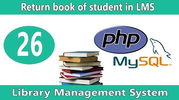 LMS - Part 26 ( Return book of student in LMS )