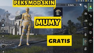 PEKS MOD SKIN MUMY PUBG MOBILE TERBARU WORK 32 & 64 BIT GLOBAL & KOREA NO BAN screenshot 4
