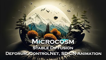Microcosm 🔮 Stable Diffusion, Deforum, SD-CN-Animation