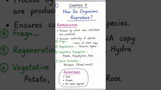 ch 7 How Do Organism Reproduce class10 🎊