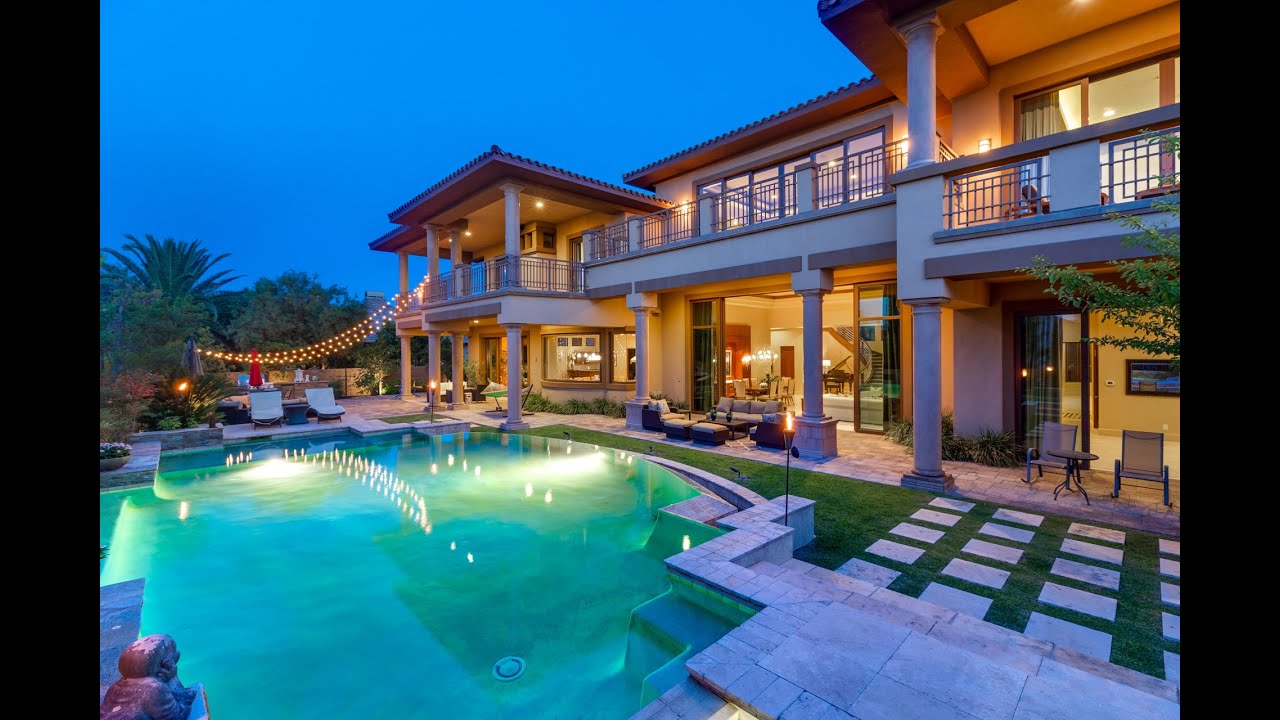 Southern Highlands Luxury Home 12 Vintage Canyon Las Vegas NV YouTube