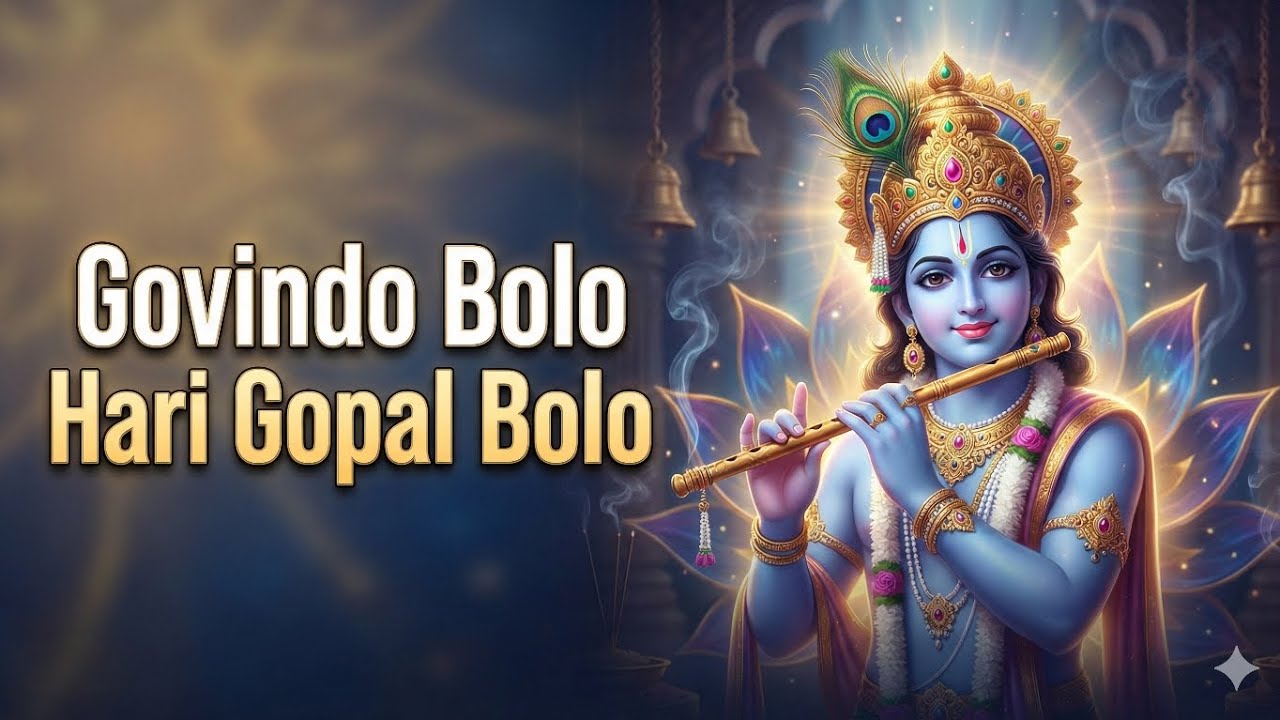 Govindo Bolo Hari Gopal Bolo | Krishna Bhajan | Peaceful Devotional Song 