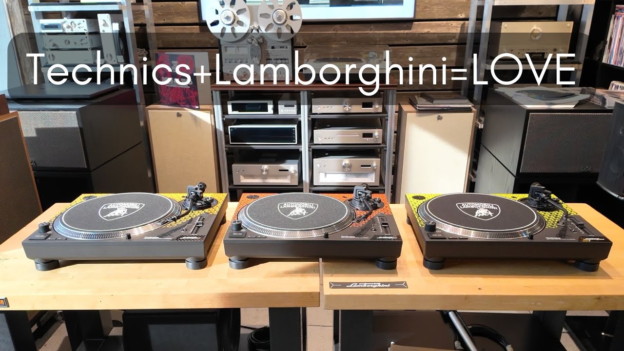 DJ機材 Technics SL-1200 M7B-Y Technics & Lamborghini collaboration SL-1200M7B-Y DJ