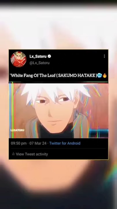 Who Is The White Fang Of The Leaf white fang of the leaf sukumo hatake Naruto shippuden in hindi #anime
