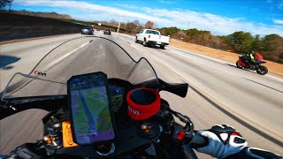 POV: You Commute Through Atlanta Traffic (Yamaha R6)