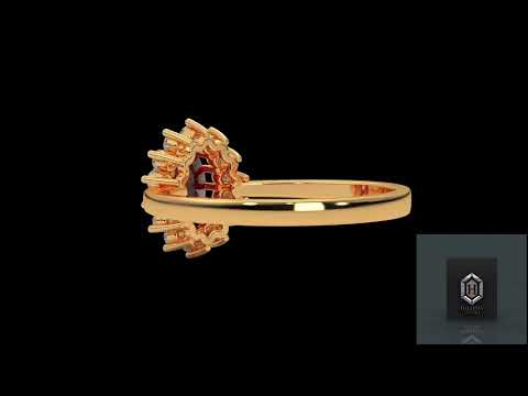 How to create Realistic Ruby and Diamond RingWith Keyshot 11. and matrix 9.0