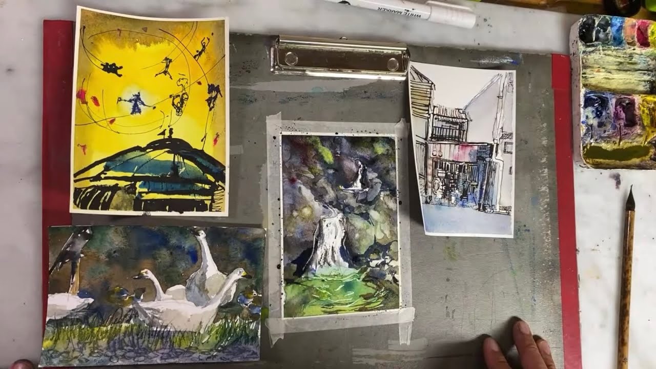 2025／6月【絵になりつらい写真から描いてみよう】画】絵画教室で