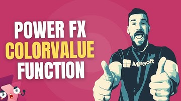 ColorValue Function (Use Hex Color Codes) | Power Fx | Copilot Studio - Power Apps
