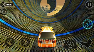 Impossible Stunt Car Tracks 3D #1 New Vehicle Unlocked - Level Racing Game Android iOS Gameplay 2021 screenshot 1