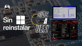 Cómo cambiar de BIOS heredada a UEFI SIN reinstalar Windows | Dual Boot Windows y Linux