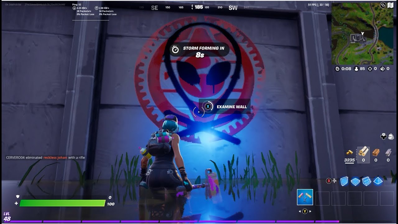 Search For A Graffiti Covered Wall At Hydro 16 Or Near Catty Corner Challenge In Fortnite Youtube