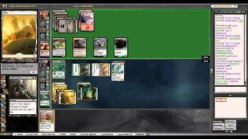 Magic the Gathering Online: M12 Draft #3 - Round 1 Game 2