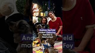 Andrew Garfield Is Too Busy With A Puppy To Listen To Claire Foy | The Dodo