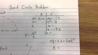 Circular and Projectile Problem
