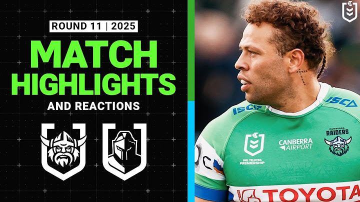2025 NRL Match Reactions and Highlights | Raiders v Titans  | Round 11, 2025
