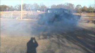 Hot Rod Humvee HMMWV Donut burnout