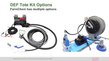 DEF Tote Pump Kit Dealer Solutions