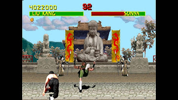 Mortal Kombat Arcade Version Revision 3.0 Very Hard Playthrough Raiden Liu Kang (60FPS)