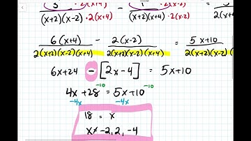 Pre-Calculus 11 6.4.2 - Solving Rational Equations Part 2