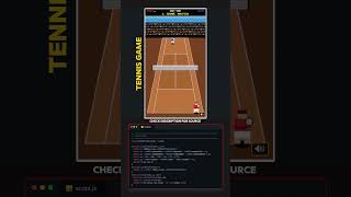 TENNIS GAME using HTML CSS #coding #programming