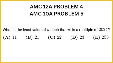 AMC 12A 2024 PROBLEM 4/ AMC 10A 2024 PROBLEM 5