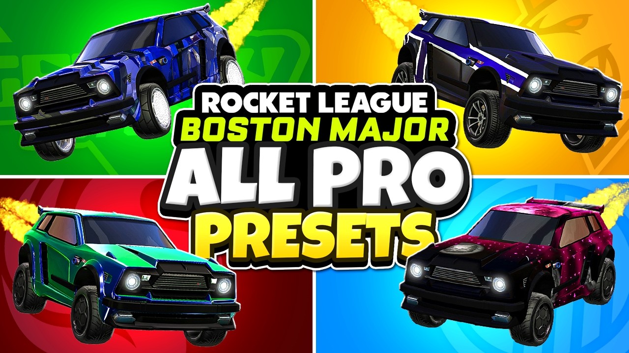 ALL PRO PRESETS from RLCS BOSTON MAJOR! (50+ Car Designs)