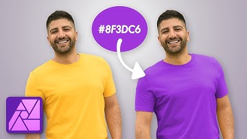 How to Apply an EXACT Color to ANYTHING in Affinity Photo!