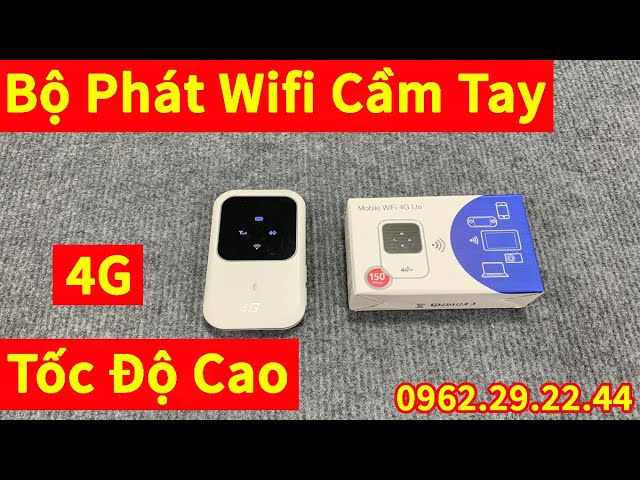 Hướng Dẫn Sử Dụng Cục Phát Wifi 4G LTE Tốt Nhất Hiện Nay Cho Tivi Laptop, ĐT