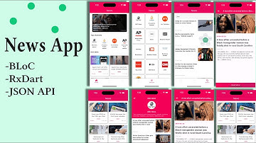 🔴 Build News App in flutter with BLoC, RxDart, JSON API Part 1 | Devhubspot