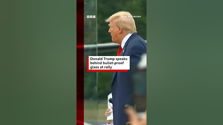 Donald Trump speaks at first outdoor rally since assassination attempt. #US #BBCNews