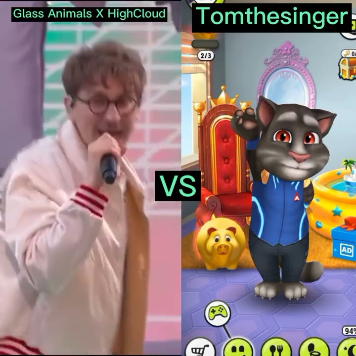 Glass Animals X High Cloud VS Tom The Singer Who Is Best ? 🤣 👌 Heat Waves Song 🎵 🔥 👌 #shorts