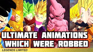 Ultimate Animations Which Were Legendary Finish Level in Dragon Ball Legends