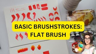 Basic Brushstrokes With Flat Brush