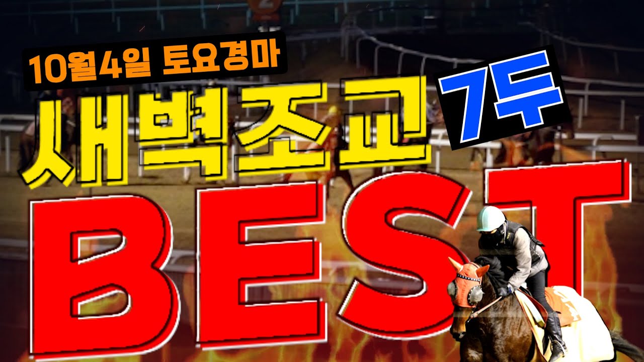 [굽소리경마] 추석전 마지막 경마일!! 배당부터 적중까지 책임질 훈련우수마는??#새벽조교#과천경마장#조교우수마#굽소리경마