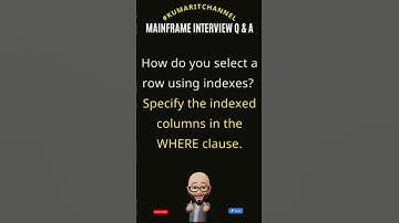 Mainframe DB2 Interview Q & A #kumaritchannel #ibm #mainframe #mainframedb2 apr 17