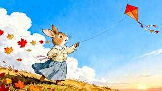 The Day the Autumn Wind Came 🍂🪁 | Cozy Storybook Folk Music screenshot 5